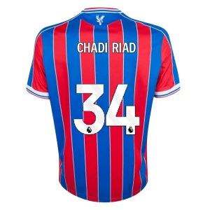 Maglia Calcio Crystal Palace Chadi Riad #34 2025-26 Prima Uomo