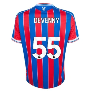 Maglia Calcio Crystal Palace Devenny #55 2025-26 Prima Uomo