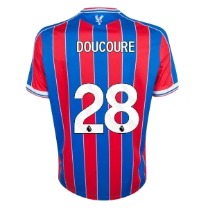 Maglia Calcio Crystal Palace Doucoure #28 2025-26 Prima Uomo