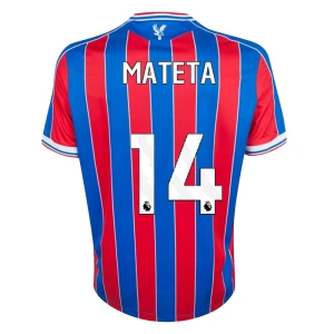 Maglia Calcio Crystal Palace Mateta #14 2025-26 Prima Uomo