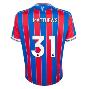 Maglia Calcio Crystal Palace Matthews #31 2025-26 Prima Uomo
