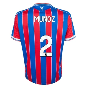 Maglia Calcio Crystal Palace Munoz #2 2025-26 Prima Uomo