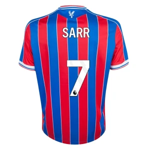 Maglia Calcio Crystal Palace Sarr #7 2025-26 Prima Uomo