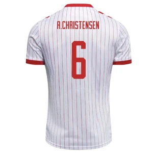 Maglia Calcio Danimarca 2026 A. Christensen #6 Trasferta Uomo