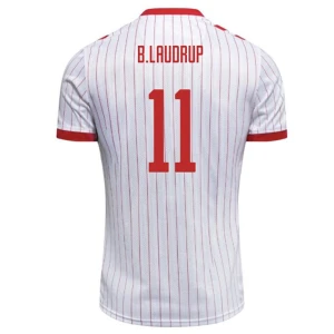 Maglia Calcio Danimarca 2026 B. Laudrup #11 Trasferta Uomo