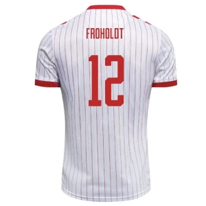 Maglia Calcio Danimarca 2026 Froholdt #12 Trasferta Uomo