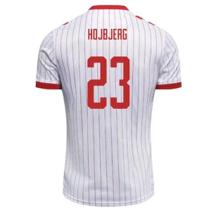 Maglia Calcio Danimarca 2026 Hojbjerg #23 Trasferta Uomo