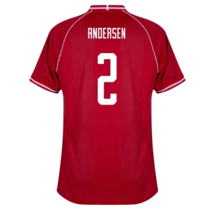 Maglia Calcio Danimarca Andersen #2 2026 Prima Uomo
