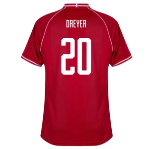 Maglia Calcio Danimarca Dreyer #20 2026 Prima Uomo