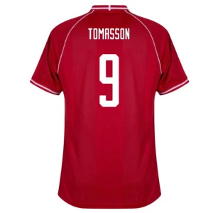 Maglia Calcio Danimarca Tomasson #9 2026 Prima Uomo