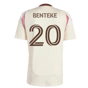 Maglia Calcio DC United 2025-26 Benteke #20 Trasferta Uomo