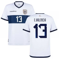 Maglia Calcio Ecuador E. Valencia #13 Copa America 2024 Trasferta Uomo