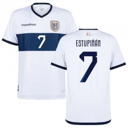 Maglia Calcio Ecuador Estupinan #7 Copa America 2024 Trasferta Uomo