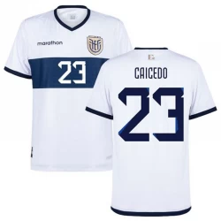 Maglia Calcio Ecuador Moisés Caicedo #23 Copa America 2024 Trasferta Uomo
