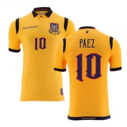 Maglia Calcio Ecuador Paez #10 2025-26 Prima Uomo