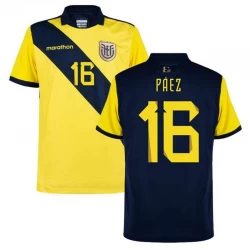 Maglia Calcio Ecuador Paez #16 Copa America 2024 Prima Uomo
