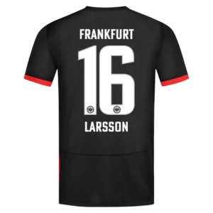 Maglia Calcio Eintracht Frankfurt 2024-25 Larsson #16 Trasferta Uomo
