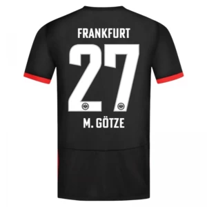 Maglia Calcio Eintracht Frankfurt 2024-25 M.Gotze #27 Trasferta Uomo