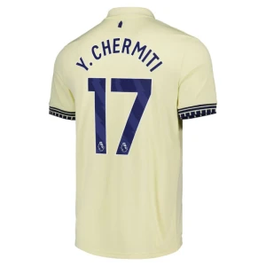 Maglia Calcio Everton FC 2025-26 Y. Chermiti #17 Trasferta Uomo