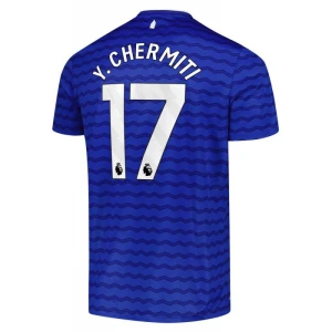 Maglia Calcio Everton FC Y. Chermiti #17 2025-26 Prima Uomo