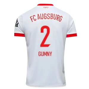 Maglia Calcio FC Augsburg Gumny #2 2025-26 Prima Uomo