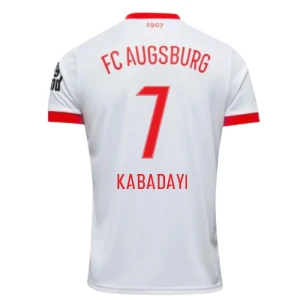 Maglia Calcio FC Augsburg Kabadayi #7 2025-26 Prima Uomo