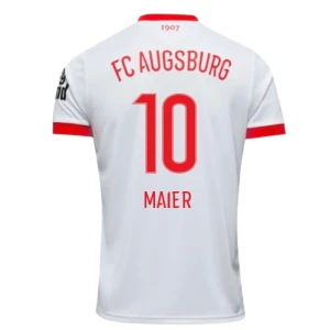 Maglia Calcio FC Augsburg Maier #10 2025-26 Prima Uomo