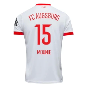 Maglia Calcio FC Augsburg Mounie #15 2025-26 Prima Uomo