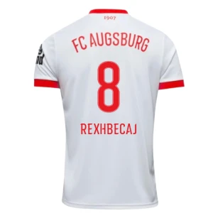 Maglia Calcio FC Augsburg Rexhbecaj #8 2025-26 Prima Uomo