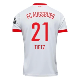 Maglia Calcio FC Augsburg Tietz #21 2025-26 Prima Uomo