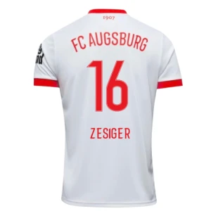 Maglia Calcio FC Augsburg Zesiger #16 2025-26 Prima Uomo