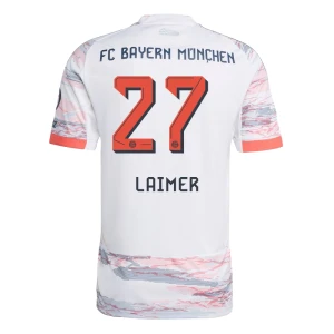 Maglia Calcio FC Bayern München 2025-26 Laimer #27 Trasferta Uomo