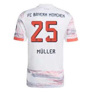 Maglia Calcio FC Bayern München 2025-26 Muller #25 Trasferta Uomo