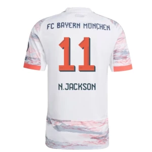 Maglia Calcio FC Bayern München 2025-26 N. Jackson #11 Trasferta Uomo
