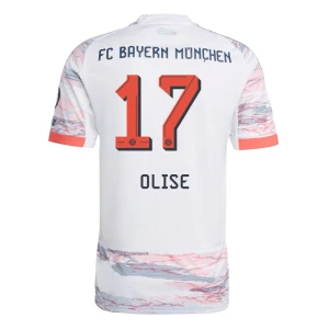 Maglia Calcio FC Bayern München 2025-26 Olise #17 Trasferta Uomo
