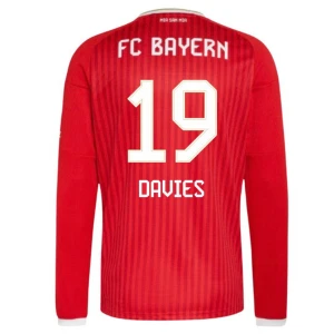Maglia Calcio FC Bayern München Alphonso Davies #19 2026-27 Prima Uomo Manica Lunga