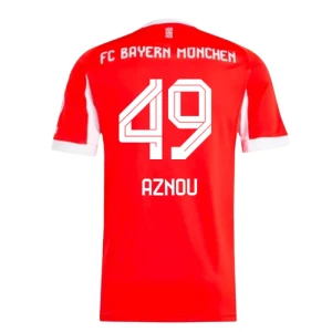 Maglia Calcio FC Bayern München Aznou #49 2025-26 Prima Uomo