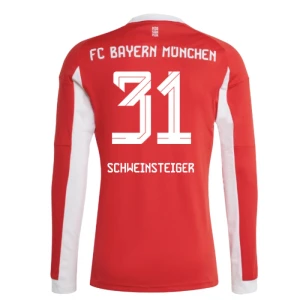 Maglia Calcio FC Bayern München Bastian Schweinsteiger #31 2025-26 Prima Uomo Manica Lunga