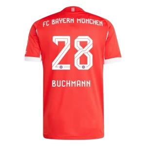Maglia Calcio FC Bayern München Buchmann #28 2025-26 Prima Uomo