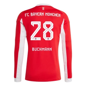 Maglia Calcio FC Bayern München Buchmann #28 2025-26 Prima Uomo Manica Lunga