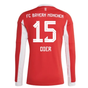Maglia Calcio FC Bayern München Dier #15 2025-26 Prima Uomo Manica Lunga