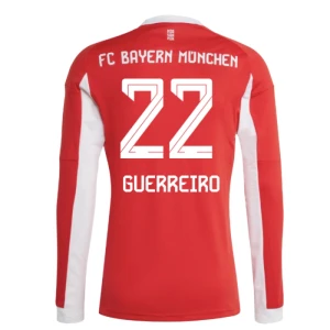 Maglia Calcio FC Bayern München Guerreiro #22 2025-26 Prima Uomo Manica Lunga