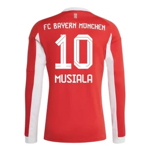 Maglia Calcio FC Bayern München Jamal Musiala #10 2025-26 Prima Uomo Manica Lunga