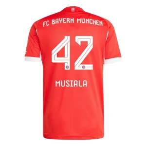 Maglia Calcio FC Bayern München Jamal Musiala #42 2025-26 Prima Uomo