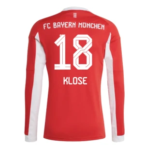 Maglia Calcio FC Bayern München Klose #18 2025-26 Prima Uomo Manica Lunga