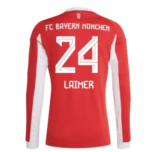 Maglia Calcio FC Bayern München Laimer #24 2025-26 Prima Uomo Manica Lunga