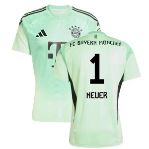 Maglia Calcio FC Bayern München Manuel Neuer #1 2025-26 Portiere Prima Uomo