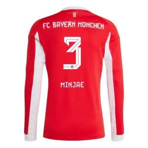 Maglia Calcio FC Bayern München Minjae #3 2025-26 Prima Uomo Manica Lunga