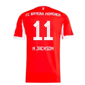 Maglia Calcio FC Bayern München N. Jackson #11 2025-26 Prima Uomo