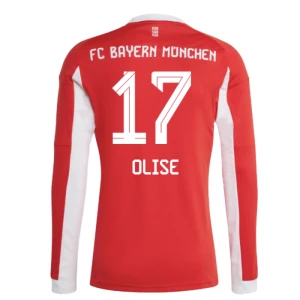 Maglia Calcio FC Bayern München Olise #17 2025-26 Prima Uomo Manica Lunga